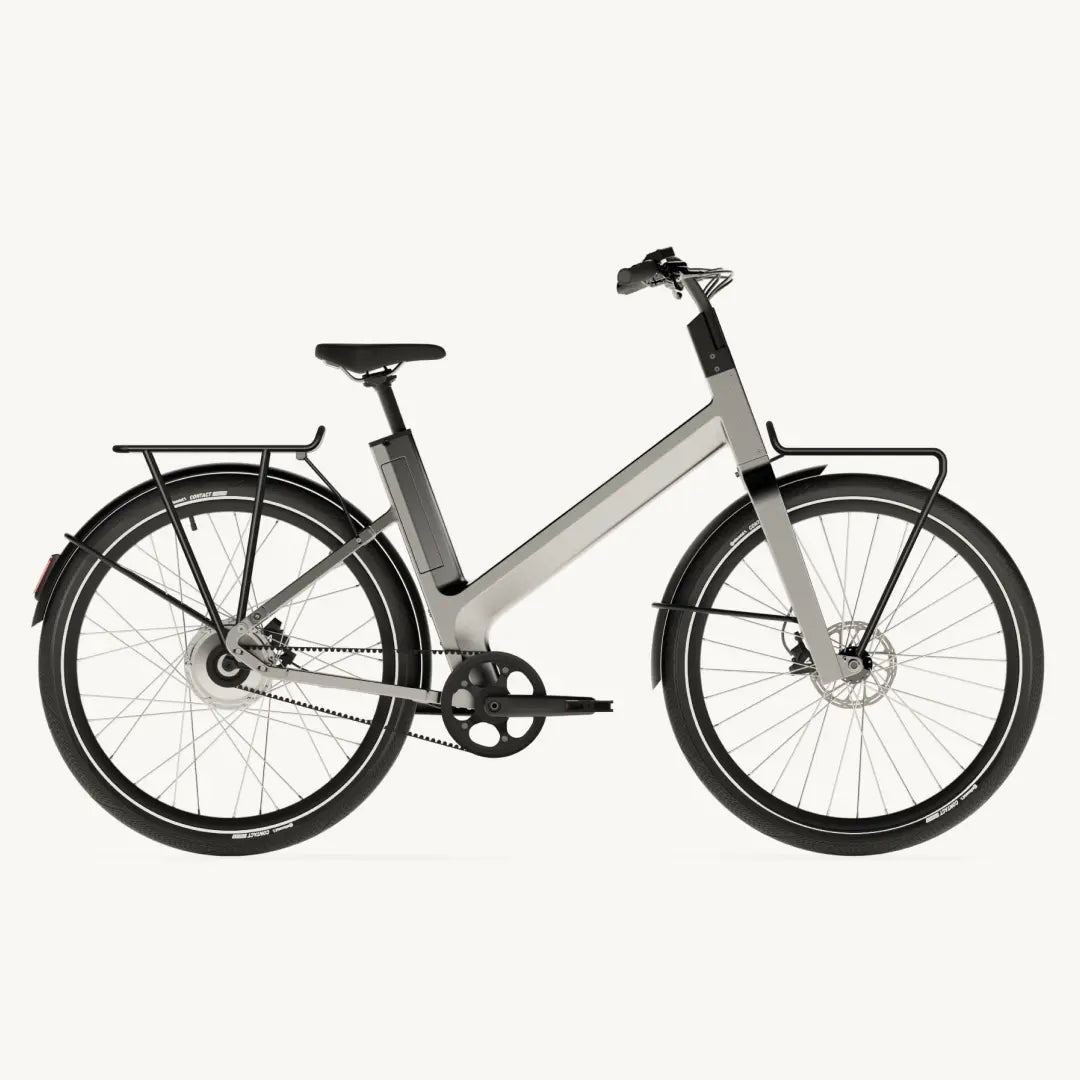 vélo hybride profil anod hybrid avec porte paquet avant et porte bagage arrière